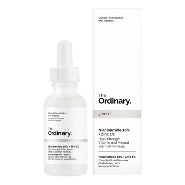 The Ordinary Niacinamide 10% + Zinc 1% Serum [30ml] | High-Strength Vitamin & Mineral Blemish Formula for Oil Control | Skin Brightening and Clear Radiant Complexion