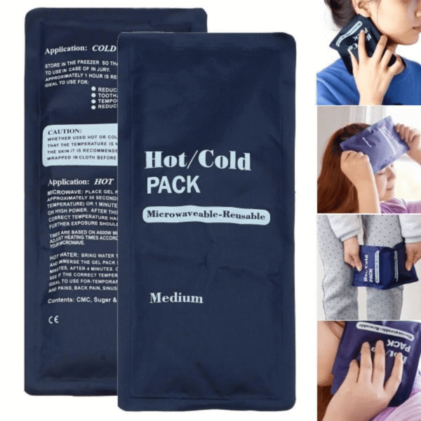 Multi-Purpose Hot and Cold Pack Flexible Gel Pack Physiotherapy (extra Gel standard size  )