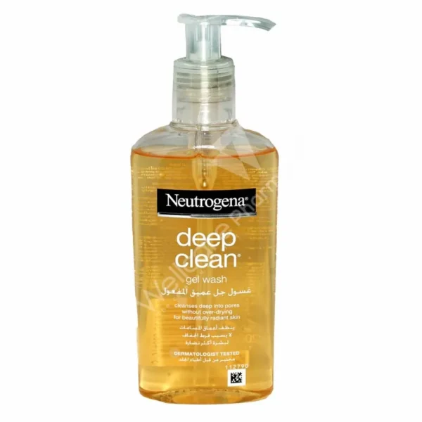 Neutrogena Deep Clean Gel Wash – Oil-Free Daily Facial Cleanser for Oily & Combination Skin (200ml) - Image 12