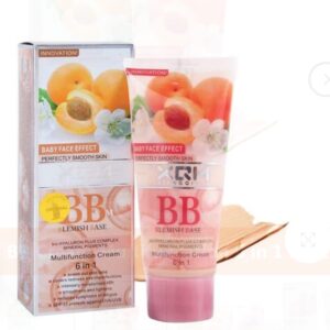 XQM BB Blemish Apricot Base Cream – 6-in-1 Multifunction Cream, 65ml for Flawless, Radiant Skin