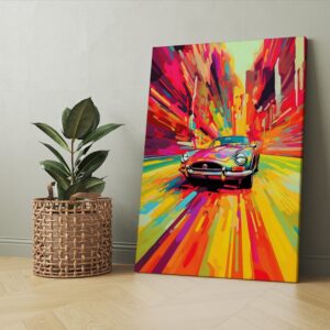 Fantasy Car Printed Customized Wall Hanging Frame