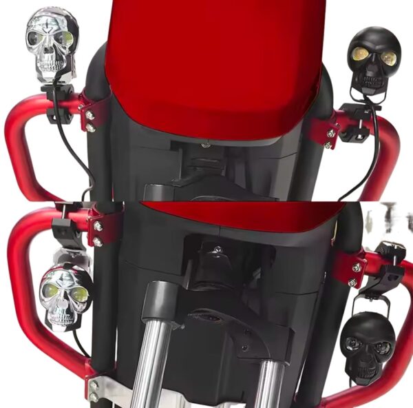 Motorcycle Skull Fog Light LED – Waterproof, High-Low Beam Auxiliary Headlight - Image 6
