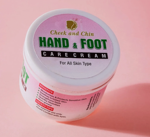 Hand & Foot Care Cream – Deep Moisturizing and Nourishing Formula for Dry, Sensitive Skin Protection and Softness (100 gram)