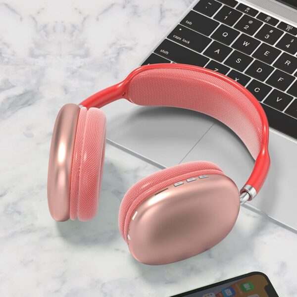 P9 Wireless Bluetooth Headphones Adjustable Over-The-Ear Stereo Headset | Best Quality Wireless Headphones (Random Color) 