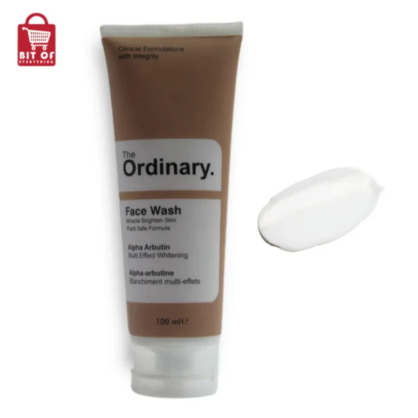 The ordinary face wash with Alpha arbutin in 100 ml / All skin types face wash Hydrating face wash - Image 3