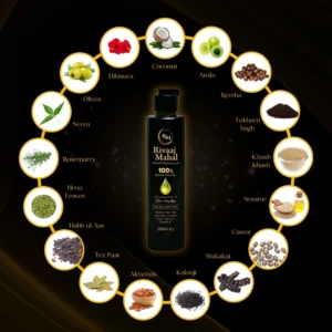 Rivaaj Hair Oil Hair Food Organic Hair Problem Solution 200 ml | Best Quality Hair Food Oil