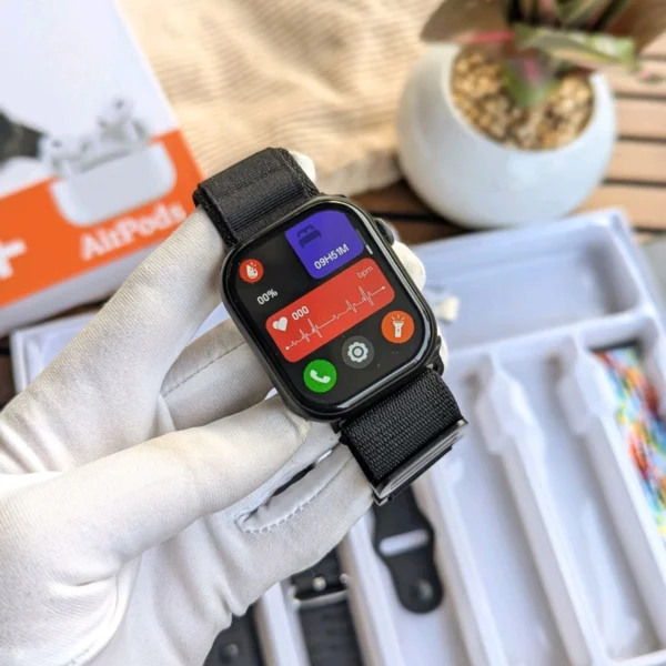 TLTM-M2000 series 10 with airpods and 7 straps / Touch Screen, Fitness Tracker, Voice Assistant, Wireless Call Make/Answer, Music Control, Message Notifications, Perfect Gift - Image 12