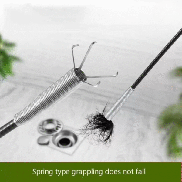 Stainless Steel Sink Wire | Drain Cleaner Wire Spring Sink Cleaning Stick - Image 7