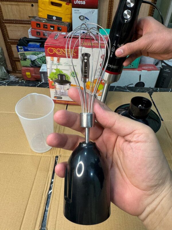 RASSIAN LOT Cronier 5-in-1 Hand Blender Set – Multifunctional Chopper, Blender, Whisk & Coffee Beater - Image 8
