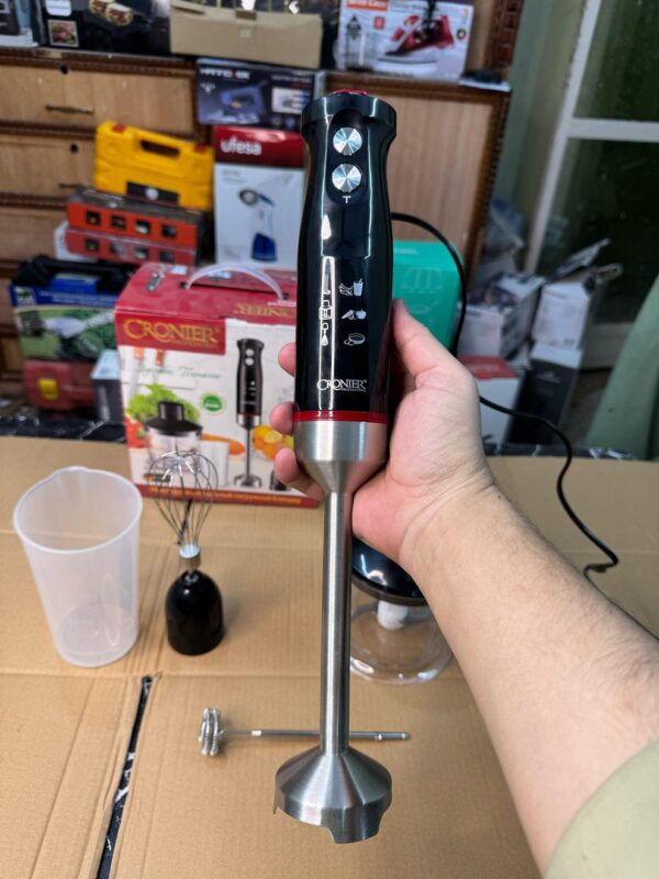 RASSIAN LOT Cronier 5-in-1 Hand Blender Set – Multifunctional Chopper, Blender, Whisk & Coffee Beater - Image 7