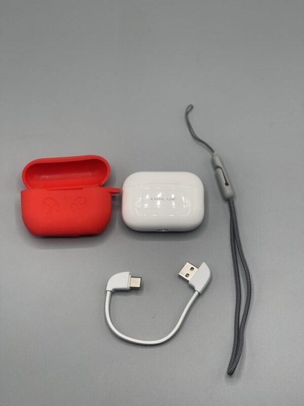 Kamal Airpods Pro 2 With ANC and Free Lanyard And Free Silicone Case - Image 5