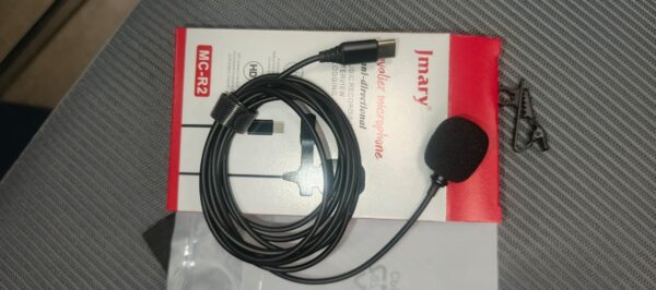 Jmary  TikTok Type-c Lavalier Microphone with Clip Compatible Mobile, Laptop Tab etc - Image 6