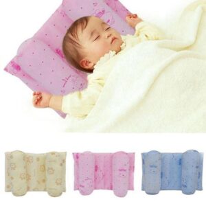 Shaping Baby Pillow  – Baby Pillow Sleep Positioner New Bedding Neck Support Kids Anti Roll Pillow(Random Colors)