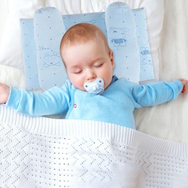 Shaping Baby Pillow  – Baby Pillow Sleep Positioner New Bedding Neck Support Kids Anti Roll Pillow(Random Colors) - Image 5