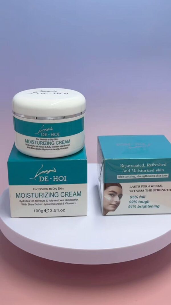 DE-HOI Moisturizing Cream, 100g, Rejuvenated, Refreshed, Brightening - Image 5