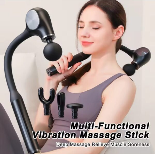 Handle Elbow Fascial Massage Gun – Deep Muscle Relaxation & Vibration Therapy for Soreness, Fatigue & Body Recovery - Image 3
