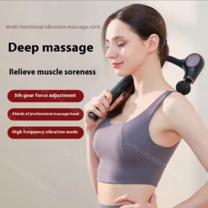 Handle Elbow Fascial Massage Gun – Deep Muscle Relaxation & Vibration Therapy for Soreness, Fatigue & Body Recovery