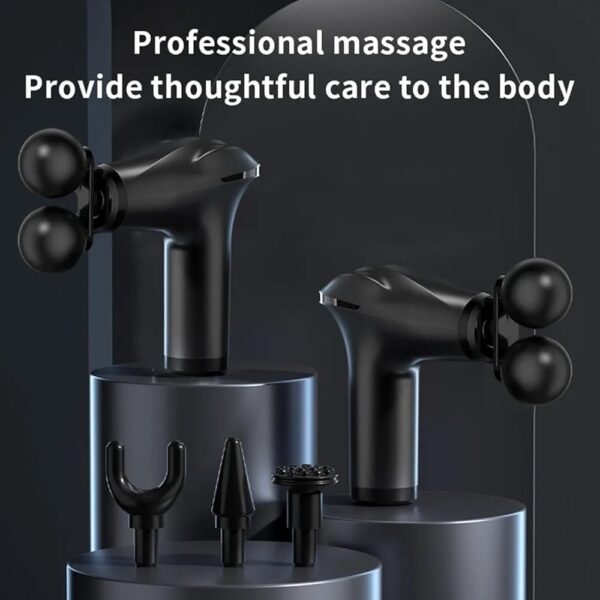 Mini Double-Head Muscle Massage Gun – Deep Tissue Percussion Massager for Back, Shoulder, Legs & Full-Body Pain Relief - Image 8