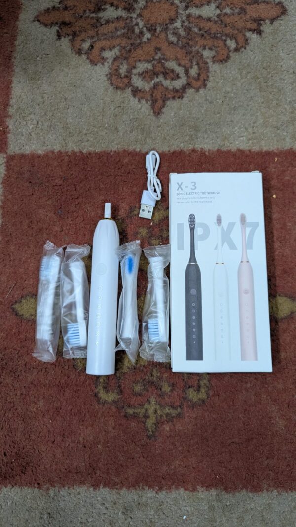 Sonic Electric Toothbrush for Adults IPX7 Waterproof DuPont Brush Head USB Rechargeable High Frequency Cleaning 6 Cleaning Modes - Image 8