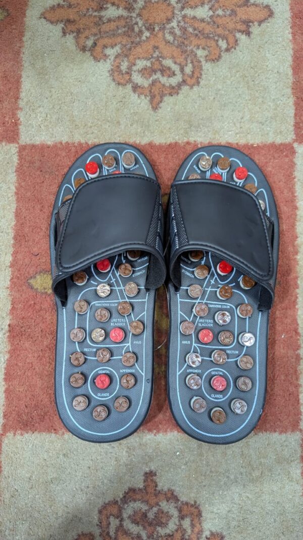 Blueidea Acupressure Massage Slippers for Sugar Patients – Foot Therapy Reflexology Sandals with Acupuncture Points & Non-Slip Sole - Image 2