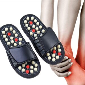 Blueidea Acupressure Massage Slippers for Sugar Patients – Foot Therapy Reflexology Sandals with Acupuncture Points & Non-Slip Sole
