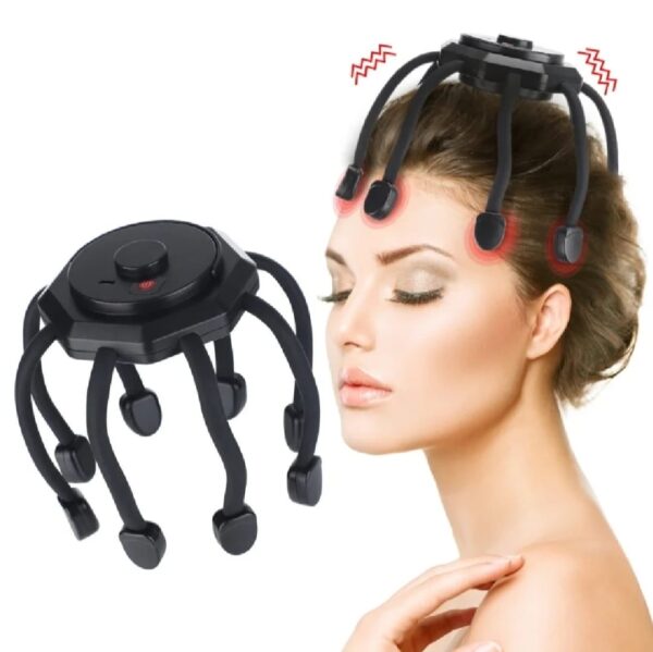 Electric Head Massager Scalp Massage Claw Physiotherapy Decompression Head Scratcher Stress Relief Improve Sleep - Image 2