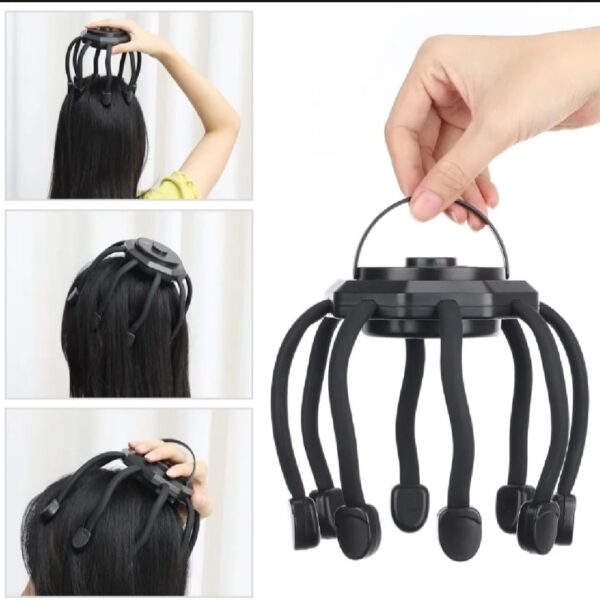 Electric Head Massager Scalp Massage Claw Physiotherapy Decompression Head Scratcher Stress Relief Improve Sleep - Image 6