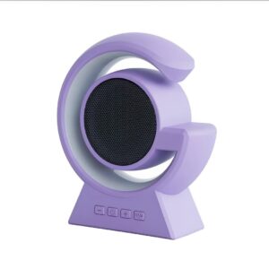 BX-39 Mini G Wireless Speaker with RGB Light & Wireless Charging – Portable Bluetooth 5.3 Speaker & Bedside Lamp