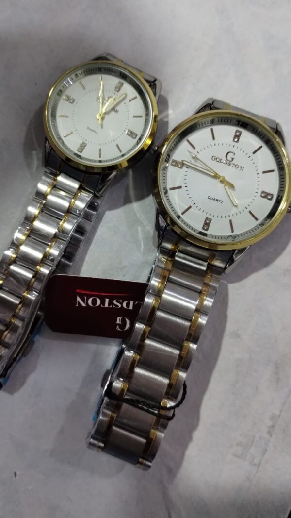 Stainless Steel (Couple Watch) | GOLDSTON | Quartz | New Luxury Design - Image 7