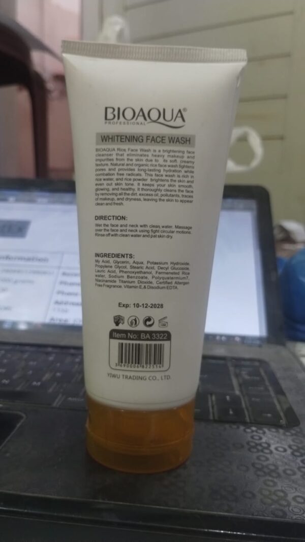 BioAqua Whitening Face Wash | Perfect Glowing Skin [150ml] - Image 5