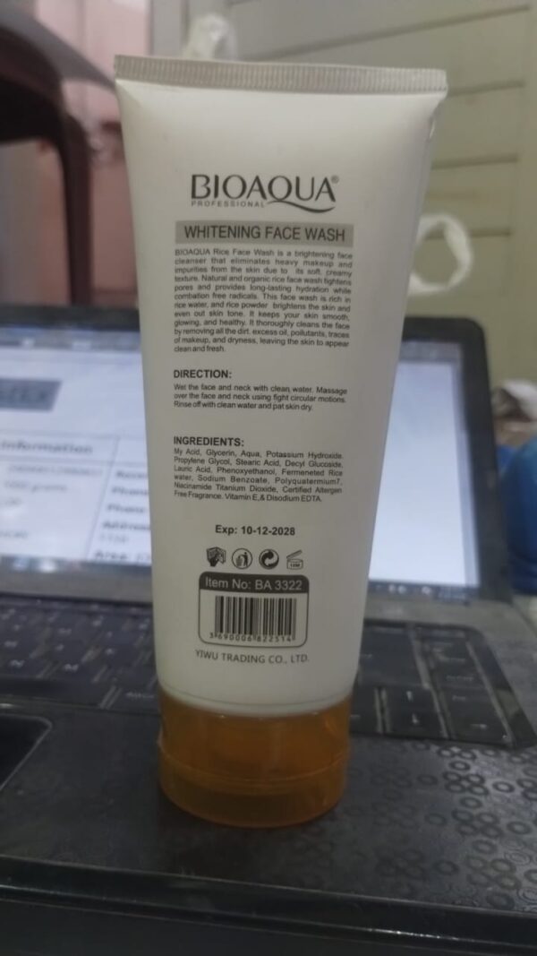 BioAqua Whitening Face Wash | Perfect Glowing Skin [150ml] - Image 6