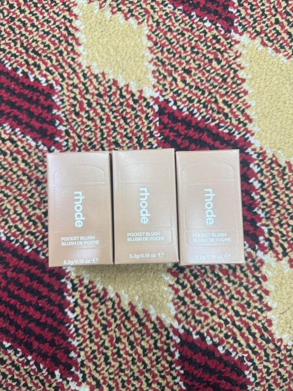 Rhode skin cheek Tint and blush stick hailey piggy/ pocket tint and blush freckle lip and cheek blush and cheek tint Natural Cheek Tint Liquid Blush Soft Cream Blush and tint Makeup Multi-use Blush pocket blush - Image 2