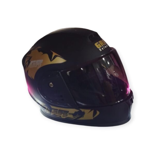 Stylish Helmet for Motorcycle Use Safety with Style | Upper Graphics: Random - Image 4
