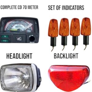 Light and Speedometer Set Package for CD 70 Motorcycles
