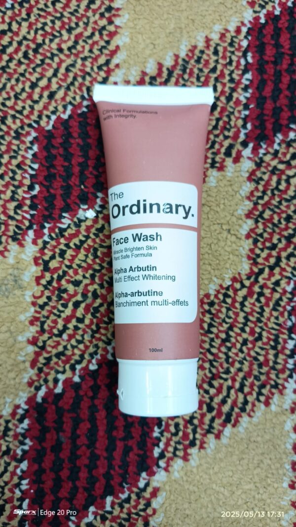 The ordinary face wash with Alpha arbutin in 100 ml / All skin types face wash Hydrating face wash - Image 2