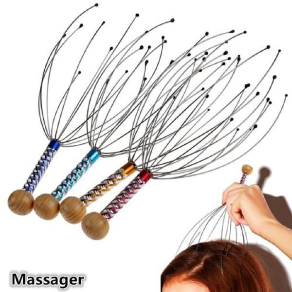 Octopus Head Relaxing Massager - Massager - Head Massager - Head Massager Machine Brand New And High Quality Head Massager - 01 Pcs - Image 3