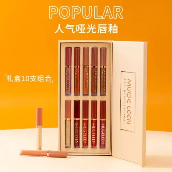Mugeleen 12 Colors Lip Gloss Set - Image 3