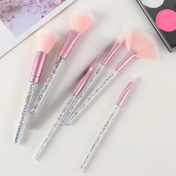Sweet Beauty 07 PCs Makeup Brush Set | Complete Brush Kit for Professional and Beginner (Random Color) - Image 3