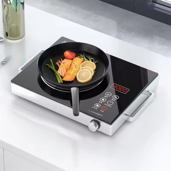 RAF 3500W Electric Infrared Stove – High-Power Hot Plate Cooker | Portable Electric Chula for Fast, Even Heating | Energy-Efficient Countertop Burner for Home, Kitchen, and Outdoor Use - Image 3