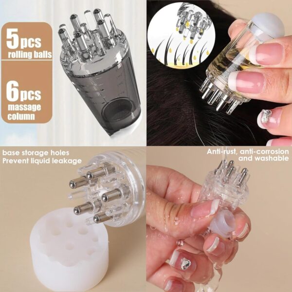 Scalp Root Hair Oil Applicator | Mini Oil Massage Comb - Image 3